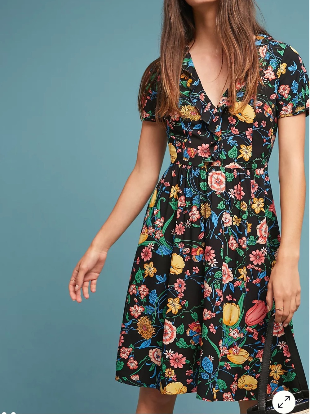 Anthropologie Maeve Bloedel Floral Dress Size 6